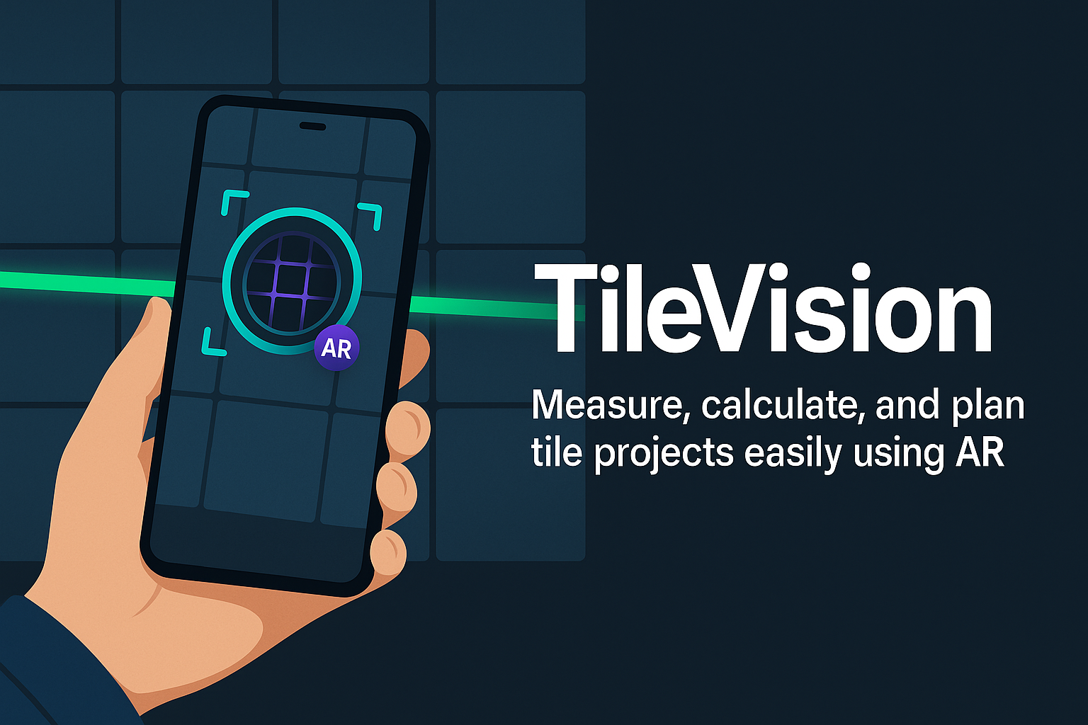 TileVision augmented reality tile planner